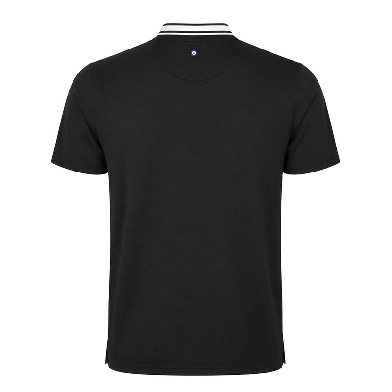 Ben Sherman - Men's Solid Air Pique Polo (G7222AHG BLK)