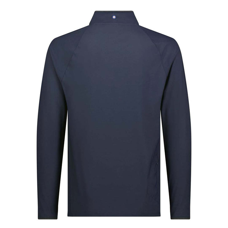 Ben Sherman - Men's Solid Pique 1/4 Zip Pullover (624000553 NVY)