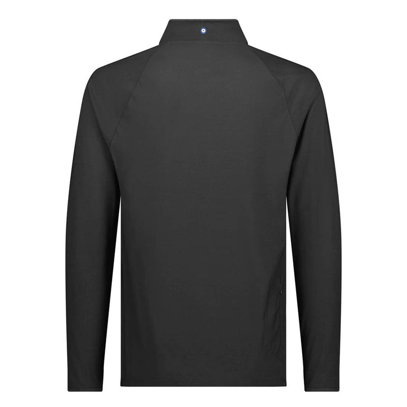 Ben Sherman - Men's Solid Pique 1/4 Zip Pullover (624000553 BLK)