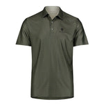 Ben Sherman - Men's Split Spot Geo Tech Polo (624001428 GRY)