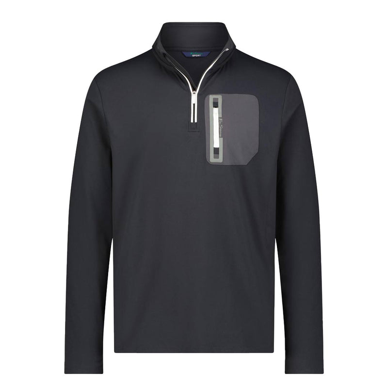Ben Sherman - Men's Ultralight 1/4 Zip Pullover (624000152 BLK)