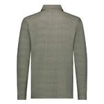 Ben Sherman - Men's Vertical Stripes Melange Long Sleeve Polo (624001420 GRY)