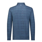 Ben Sherman - Men's Vertical Stripes Melange Long Sleeve Polo (624001420 SEA)