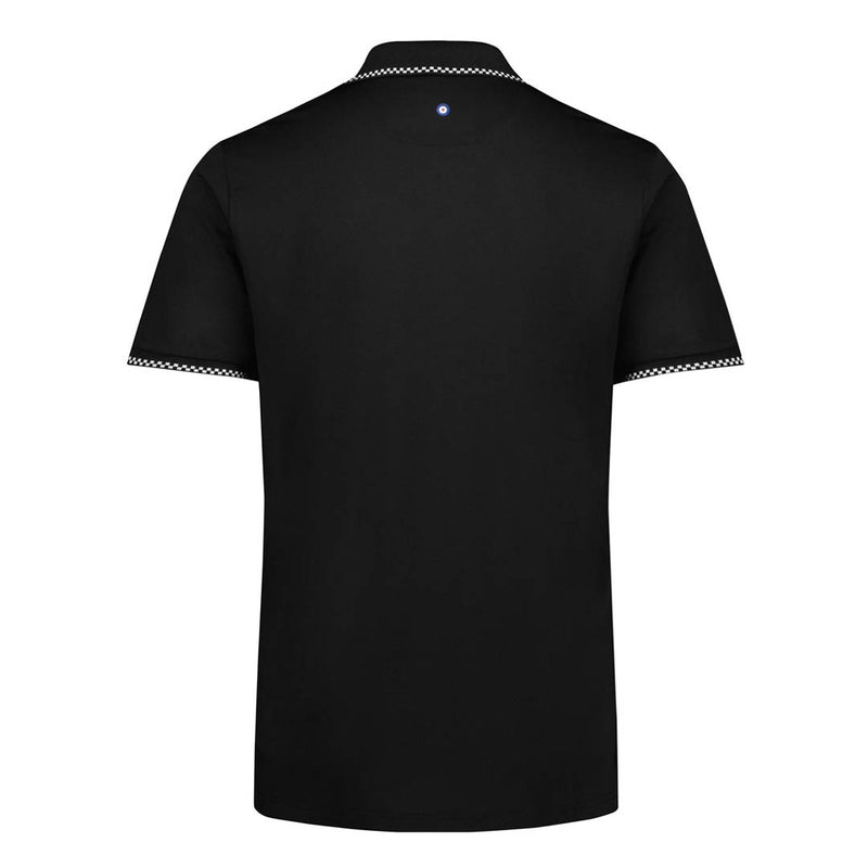 Ben Sherman - Men's Checker Rib Tech Pique Polo (624000542 BLK)