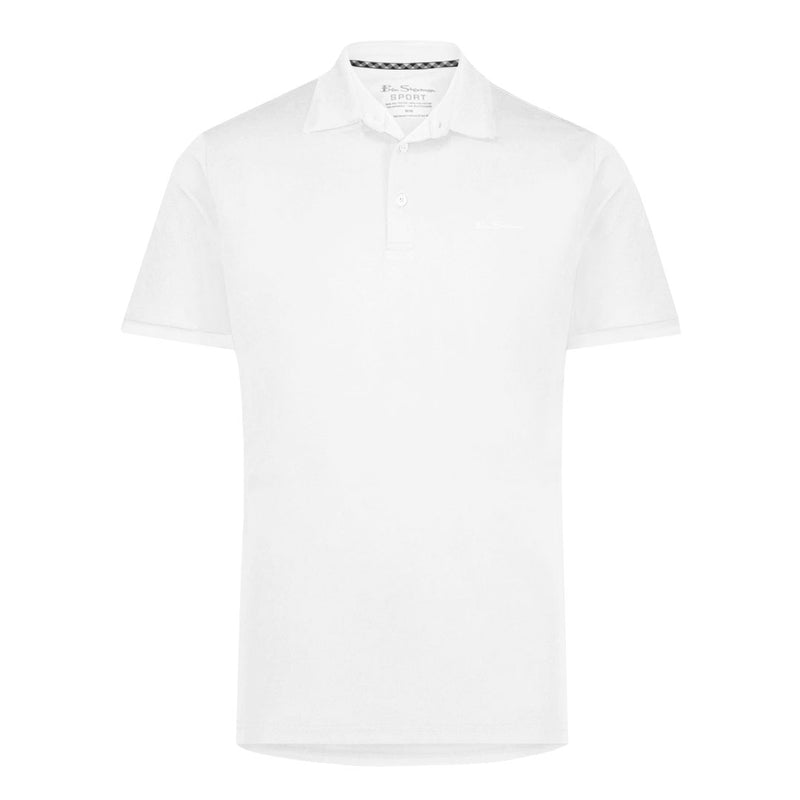 Ben Sherman - Men's Solid Air Pique Polo (G7222AAG WHT)