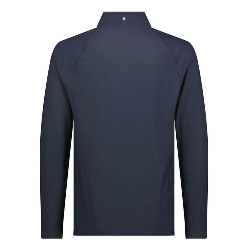 Ben Sherman - Men's Solid Pique 1/4 Zip Pullover (624002176 NVY)
