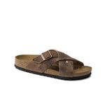 Birkenstock - Sandales Lugano en cuir huilé pour homme (1015498)
