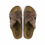 Birkenstock - Sandales Lugano en cuir huilé pour homme (1015498)