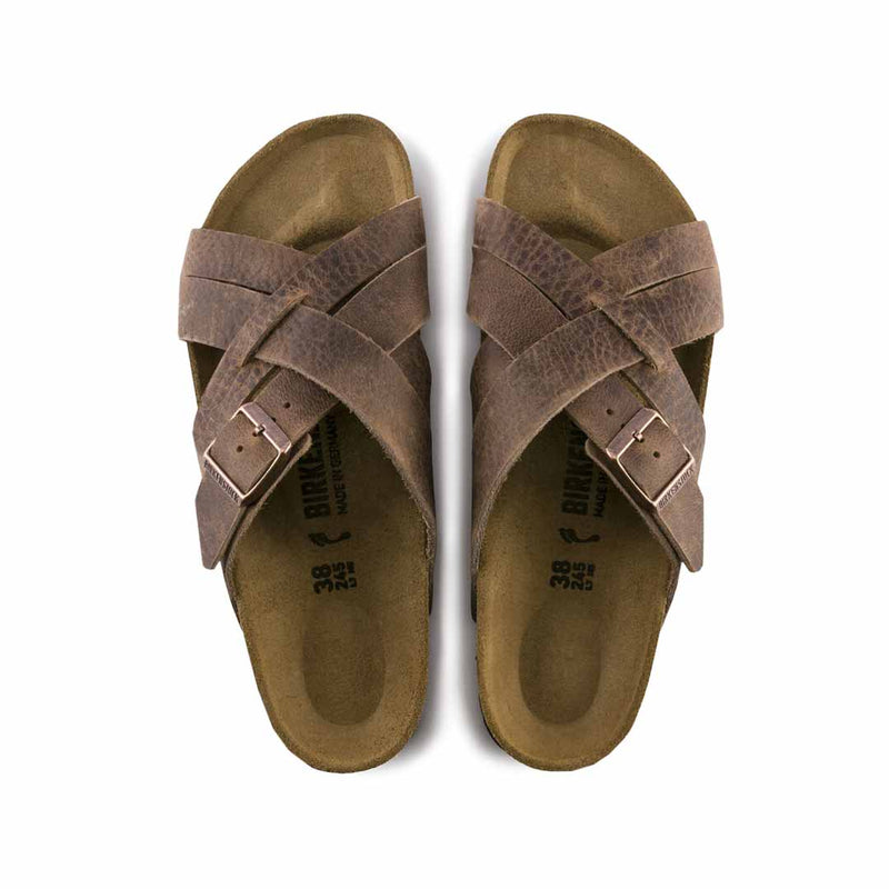 Birkenstock - Sandales Lugano en cuir huilé pour homme (1015498)