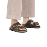 Birkenstock - Women's Arizona Big Buckle Teddy Slippers (1028559)