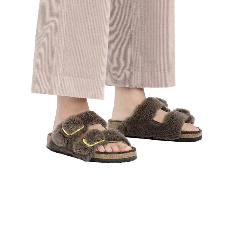 Birkenstock - Women's Arizona Big Buckle Teddy Slippers (1028559)