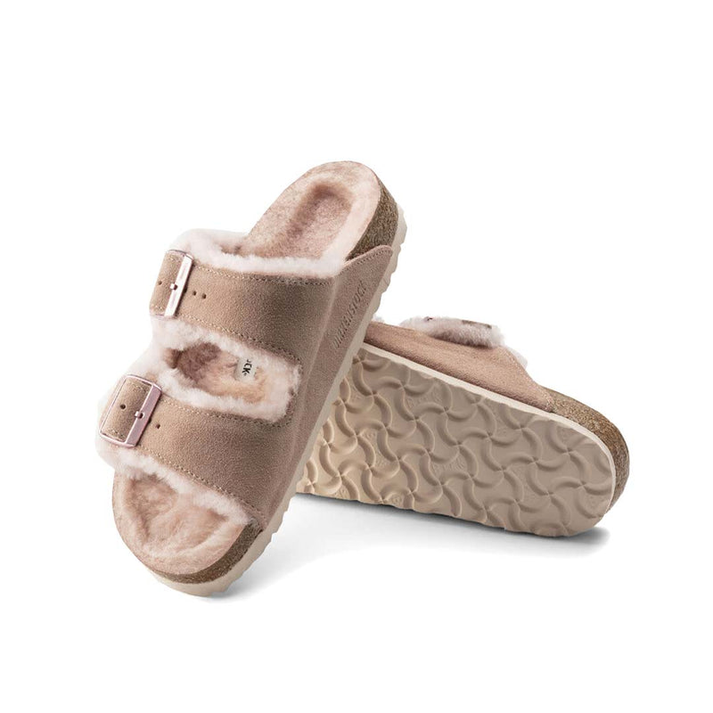 Birkenstock - Women's Arizona Shearling Sandals (Narrow) (1020389)