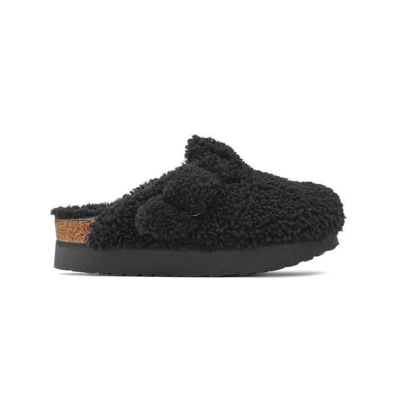 Birkenstock - Women's Boston Big Buckle Flex Platform Shearling Clogs (Narrow) (1021734)
