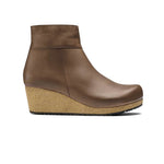 Birkenstock - Women's Ebba Cognac Wedge Ankle Boots (Narrow) (1017936)