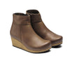 Birkenstock - Women's Ebba Cognac Wedge Ankle Boots (Narrow) (1017936)