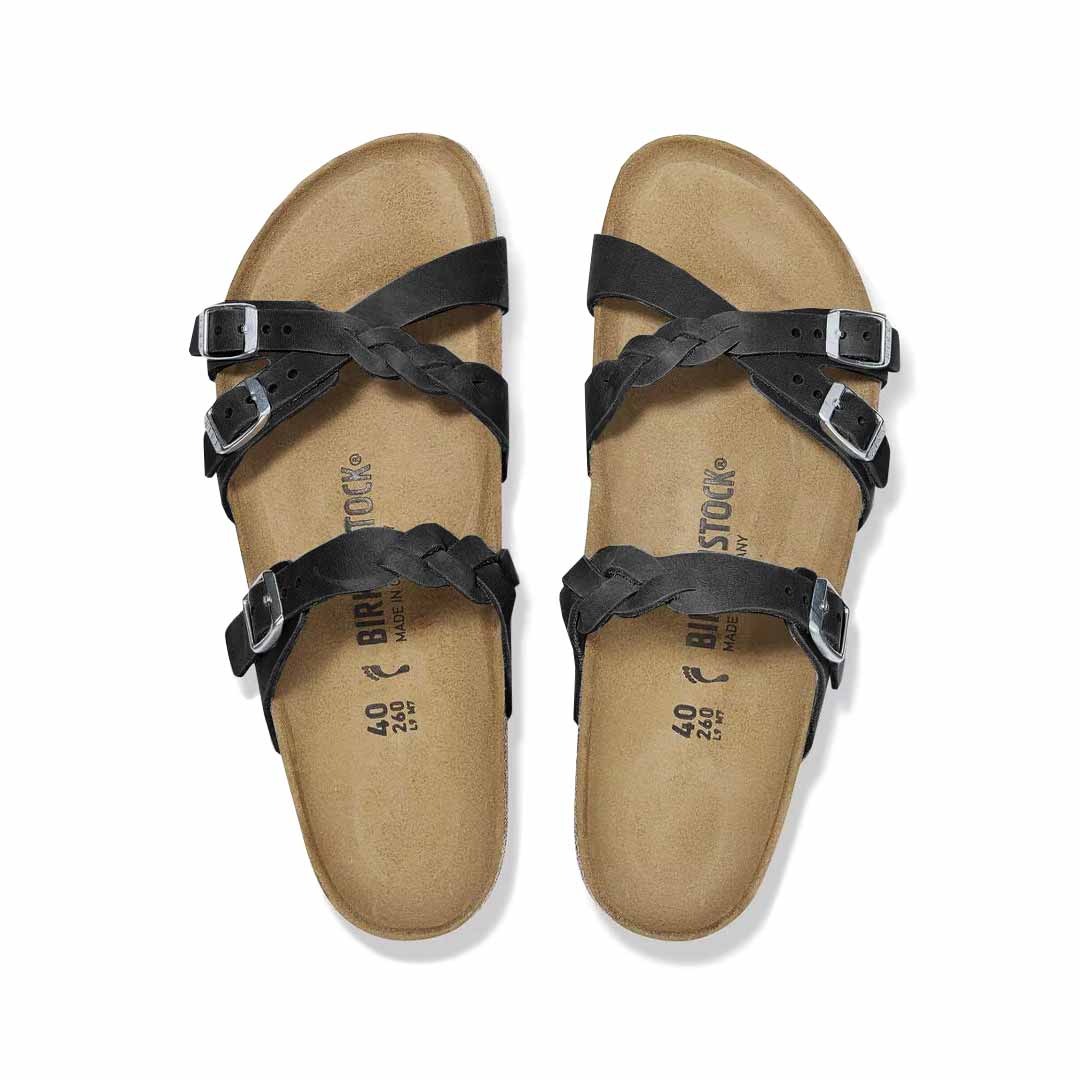 Birkenstock - Women's Franca Braided Oiled Leather Sandals
