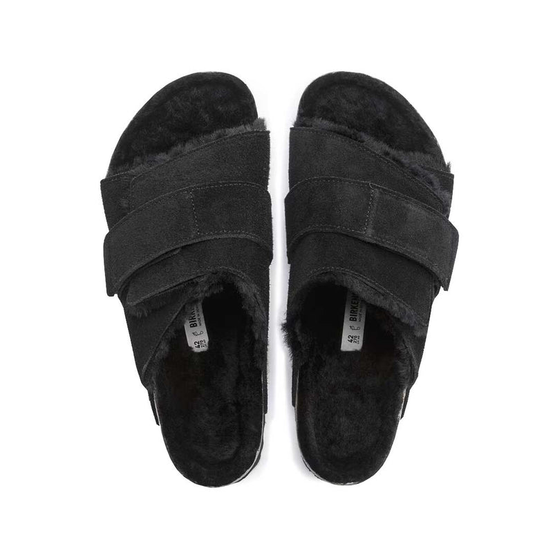 Birkenstock - Women's Kyoto Shearing Suede Leather Slides (Narrow) (1023229)