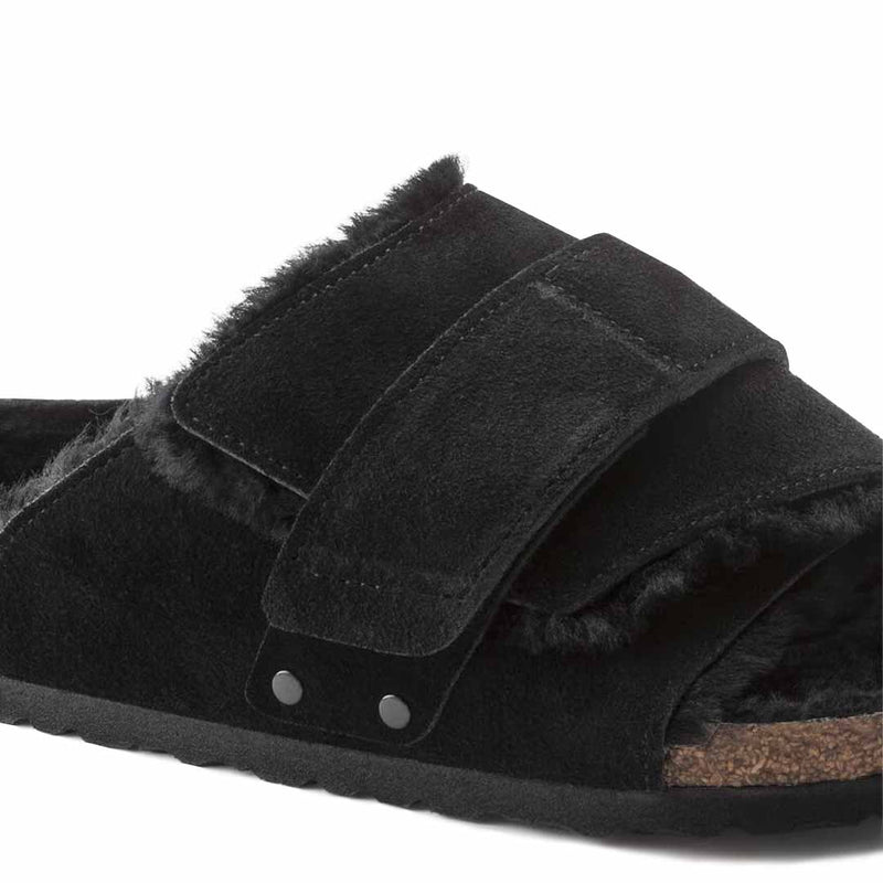 Birkenstock - Women's Kyoto Shearing Suede Leather Slides (Narrow) (1023229)