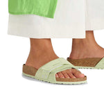 Birkenstock - Women's Oita Suede Leather Slides (Narrow) (1026482)