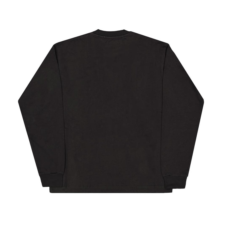 Buffalo - Men's Relaxed Fit Blank Long Sleeve T-Shirt (BPM14978 001)