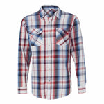 Burnside - Men's Plaid Shirt (8202 RED)