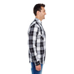 Burnside - Men's Plaid Shirt (8202 WHTBLK)