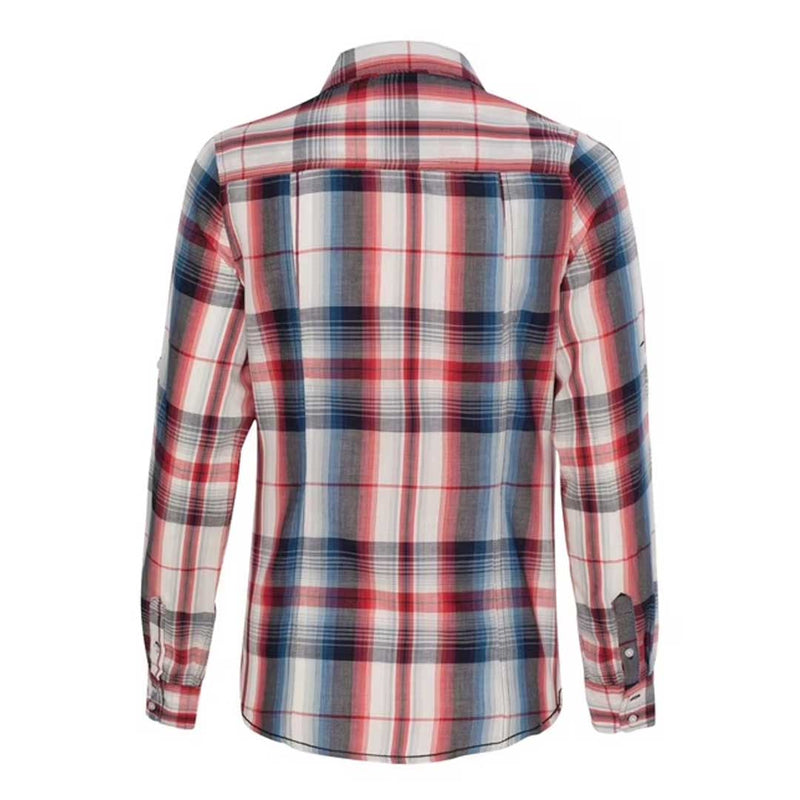 Burnside - Women's Long Sleeve Plaid Shirt (5222 RED)