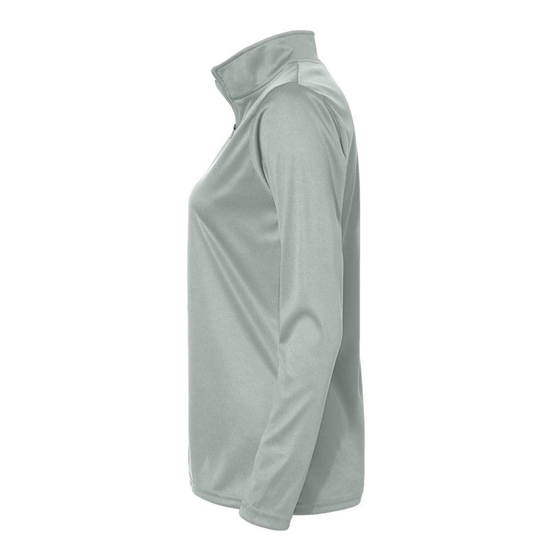 C2 Sport - Women's 1/4 Zip Long Sleeve Polo (5602 SLV)
