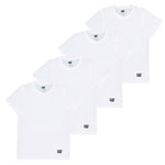 CAT - Lot de 4 t-shirts ras du cou pour hommes (43CT393525TA-WHT) 