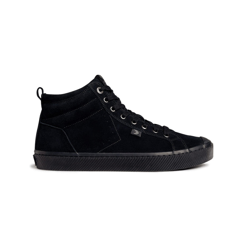 Cariuma - Women's OCA High All Black Suede Shoes (100302B10W)