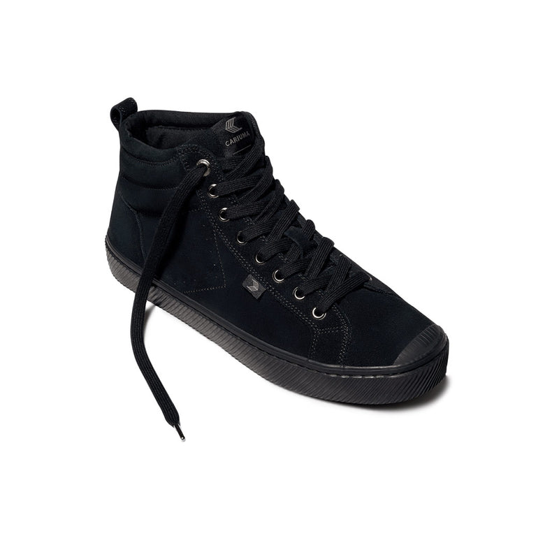 Cariuma - Women's OCA High All Black Suede Shoes (100302B10W)