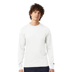 Champion - Unisex Long Sleeve T-Shirt (CC8C WH)