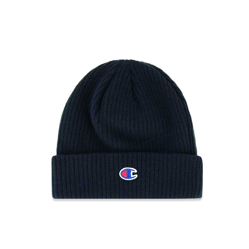 Champion - Unisex Ribbed Knit Beanie (CS4003 NV)