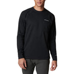 Columbia - Men's Tall Black Mesa Waffle Knit Crew T-Shirt (Big & Tall) (2054782 010)