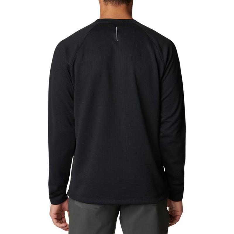 Columbia - Men's Tall Black Mesa Waffle Knit Crew T-Shirt (Big & Tall) (2054782 010)