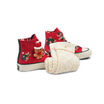 Converse -  Unisex Chuck 70 X-Mas Gingerbread & Knit Sock High Top Shoes (A12454C)