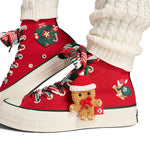 Converse -  Unisex Chuck 70 X-Mas Gingerbread & Knit Sock High Top Shoes (A12454C)