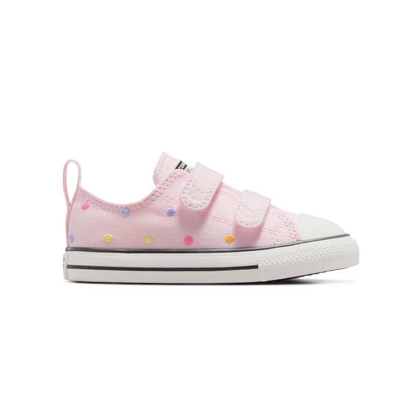 Converse - Kids' (Infant) Chuck Taylor All Star 2V Polka Dots Low Top Shoes (A10715C)