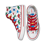 Converse - Chaussures montantes Chuck Taylor All Star Dinosaurs pour enfants (préscolaire) (A00928C) 