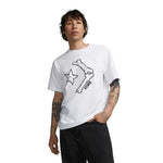Converse - T-shirt graphique Bones pour hommes (10026059 A01) 