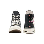 Converse - Unisex Chuck 70 Embroidered Flowers High Top Shoes (A15083C)