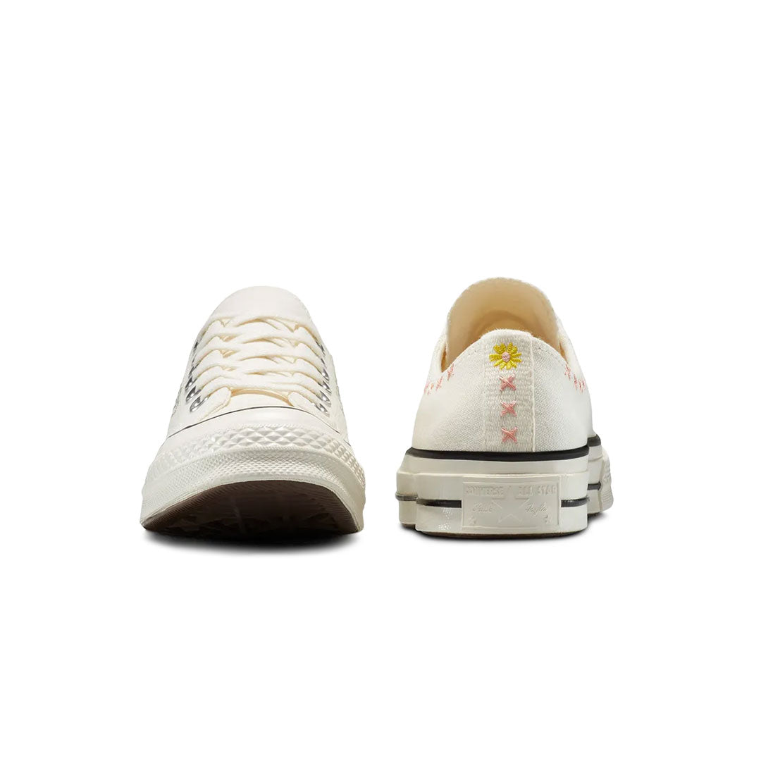 Converse - Unisex Chuck 70 Embroidered Flowers Low Top Shoes