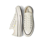 Converse - Unisex Chuck 70 Embroidered Flowers Low Top Shoes (A15084C)