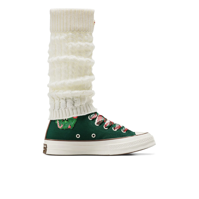 Converse - Unisex Chuck 70 X-Mas Gingerbread & Knit Sock High Top Shoes (A12455C)