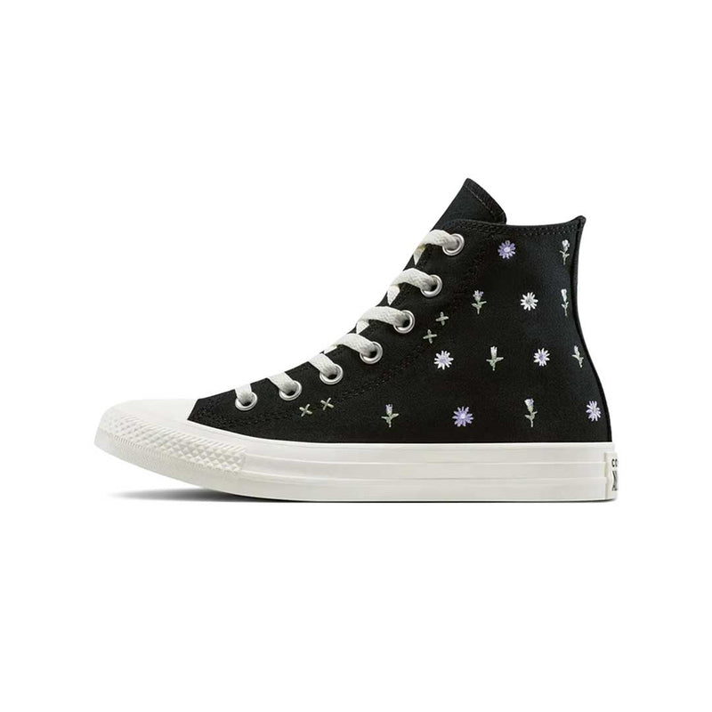 Converse - Unisex Chuck Taylor All Star Embroidered Flowers High Top Shoes (A14978C)