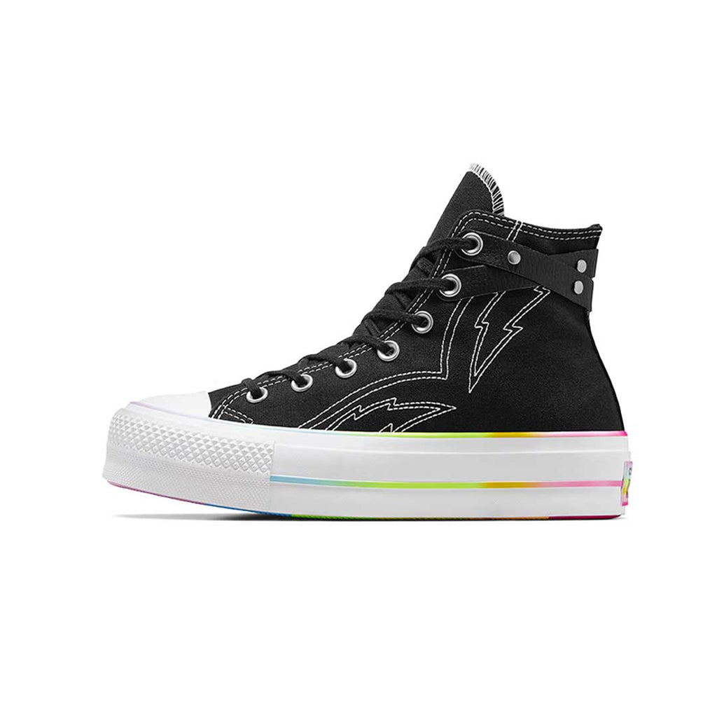 Converse - Chaussures montantes unisexes Chuck Taylor All Star Lift Platform Pride (A10218C)