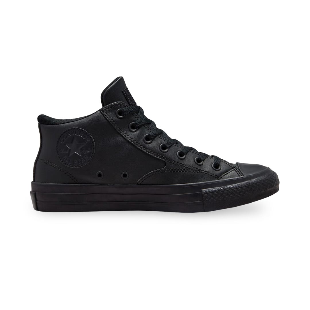 Black mid top converse on sale