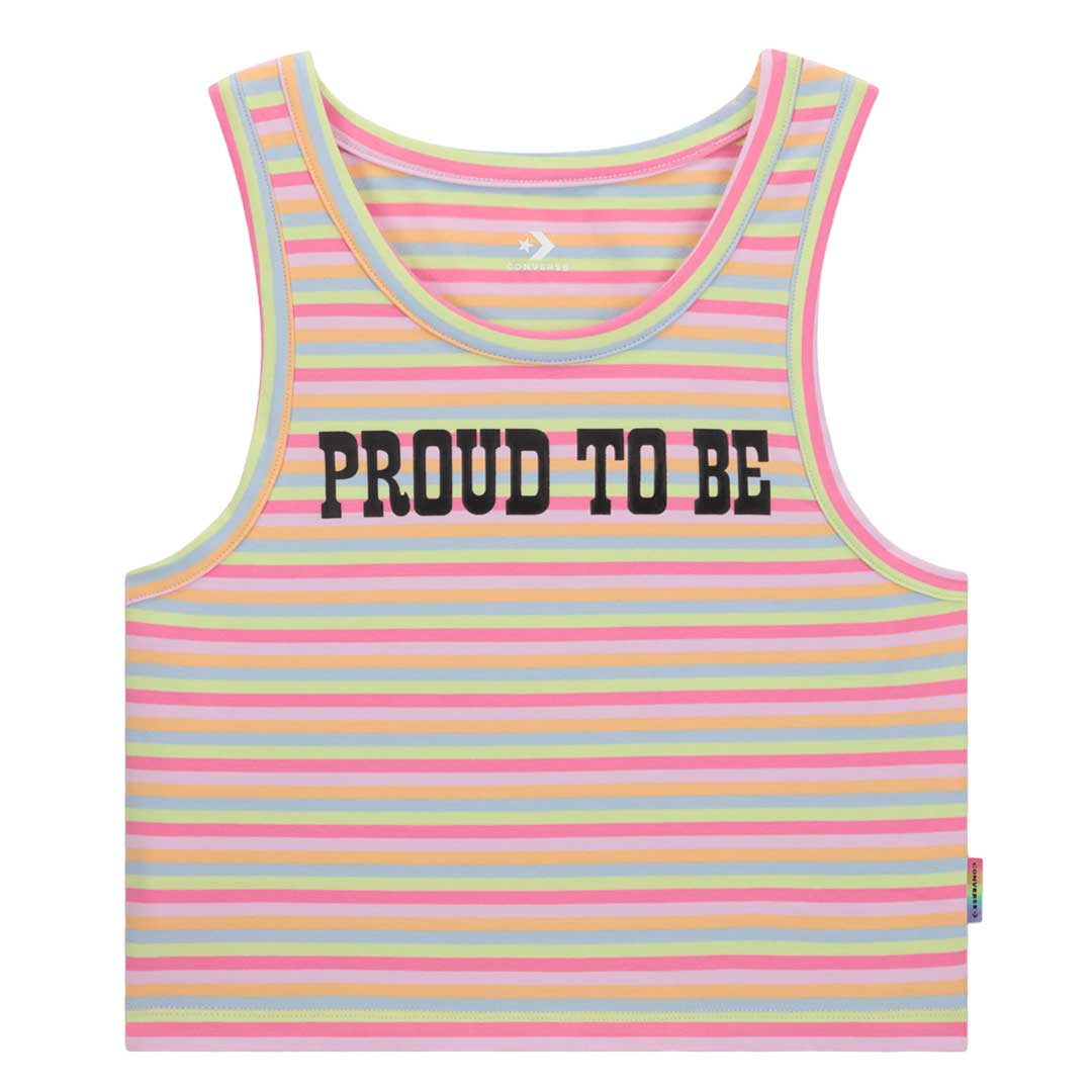 Converse - Unisex Proud To Be Cropped Pride Tank Top (10027207 A01