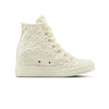 Converse - Women's Chuck 70 Wedge Platform Crocheted Satin High Top Shoes (A15086C)