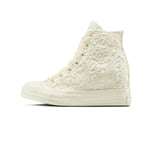 Converse - Women's Chuck 70 Wedge Platform Crocheted Satin High Top Shoes (A15086C)